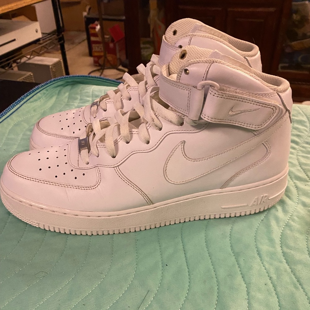 Size 13 - Nike Air Force 1 07’ Mid Triple White CW2290-111